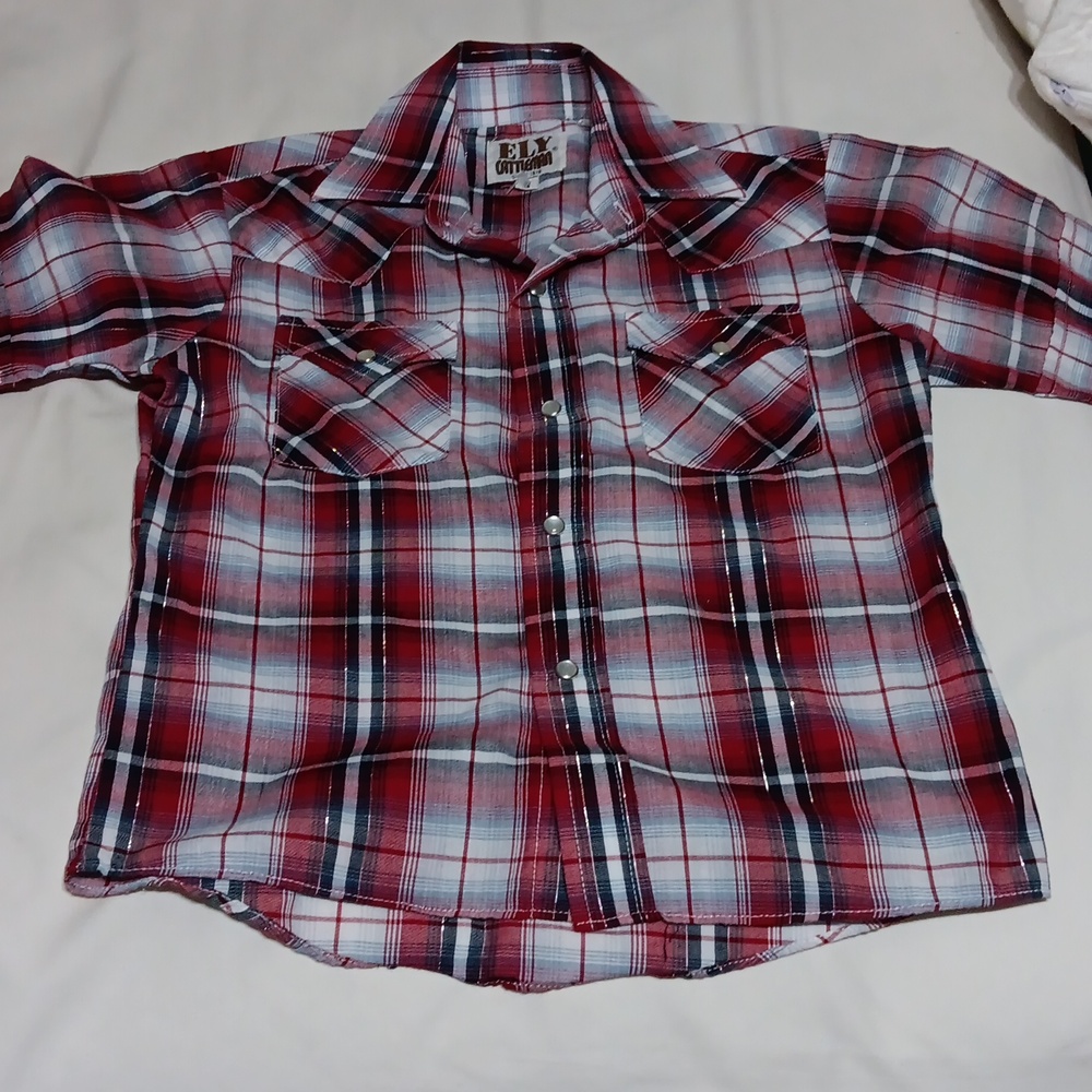 Ely Cattleman's toddler boys button up